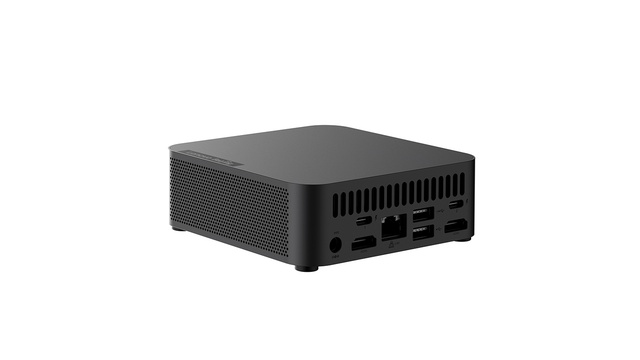 联想百应AI主机mini 100|0.5L超迷你机身 高效AI办公主机|英特尔酷睿i5+16GB内存+1TB SSD 强劲性能|支持4屏4K显示 WiFi6E+2.5G双网高速稳定|执行与进化双引擎 越用越懂你