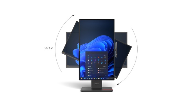 联想ThinkCentre M90a Gen6高端一体机|23.8吋FHD窄边屏+Intel酷睿Ultra处理器|雷电4接口32Gbps高速传输+护眼认证