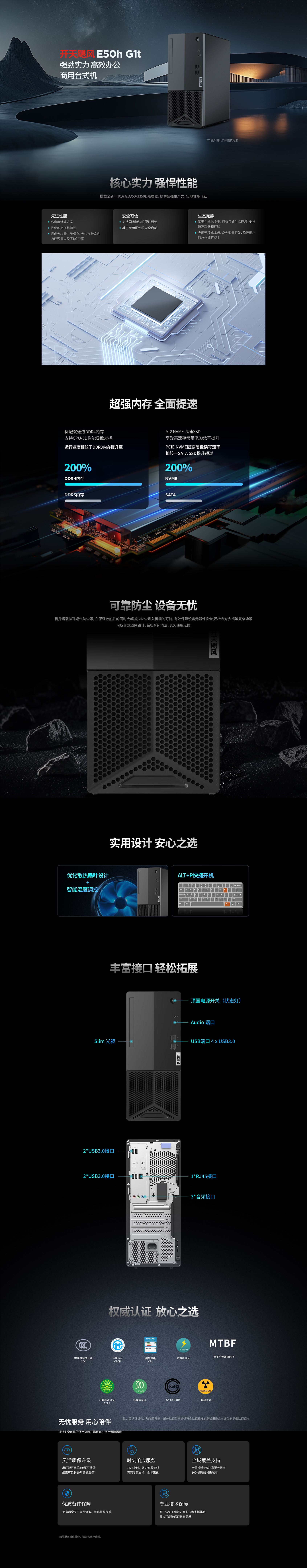 开天飓风E50h G1t