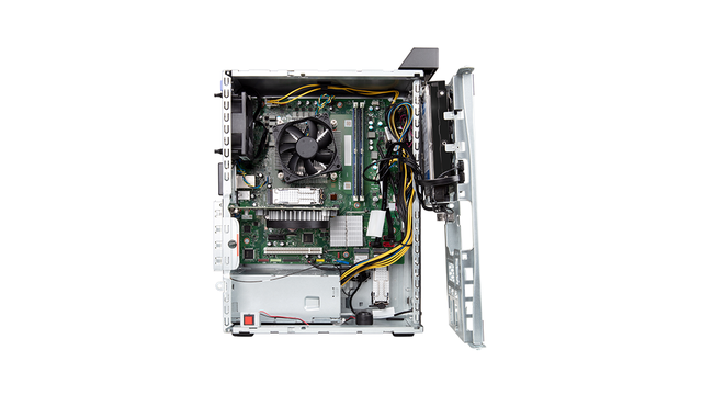 联想启天M550高性能商用台式机|AMD锐龙8000系列AI处理器|13.6L灵巧机箱|Zen4架构+RDNA3核显|支持Ryzen AI NPU智能算力