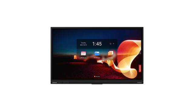 联想ThinkVision T75会议触控大屏|75寸4K超高清智能会议平板|AI摄像头+8阵列麦克风降噪|精准触控≤0.06s多人同屏书写|丰富接口HDMI/USB/DP一键互联