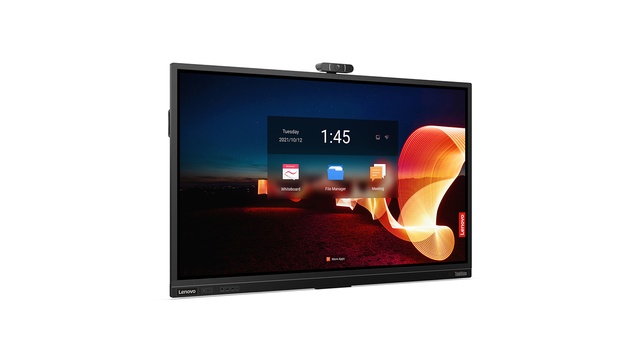 联想ThinkVision T75会议触控大屏|75寸4K超高清智能会议平板|AI摄像头+8阵列麦克风降噪|精准触控≤0.06s多人同屏书写|丰富接口HDMI/USB/DP一键互联