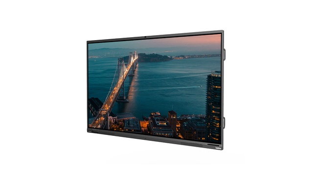 联想智慧教育大屏M1 Pro Gen2|65/75/86 英寸多尺寸教学显示屏|Windows+Android 双系统智慧课堂解决方案|4K 高清护眼显示屏|低蓝光无频闪|高清摄像头+麦克风+音响系统多媒体教学
