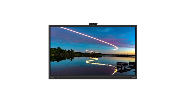 联想ThinkVision T86 会议触控大屏|86寸4K超高清智能会议解决方案|AI降噪+4K摄像头+无线投屏高效协作|安卓智能会议大屏|支持多人书写与远程视频会议